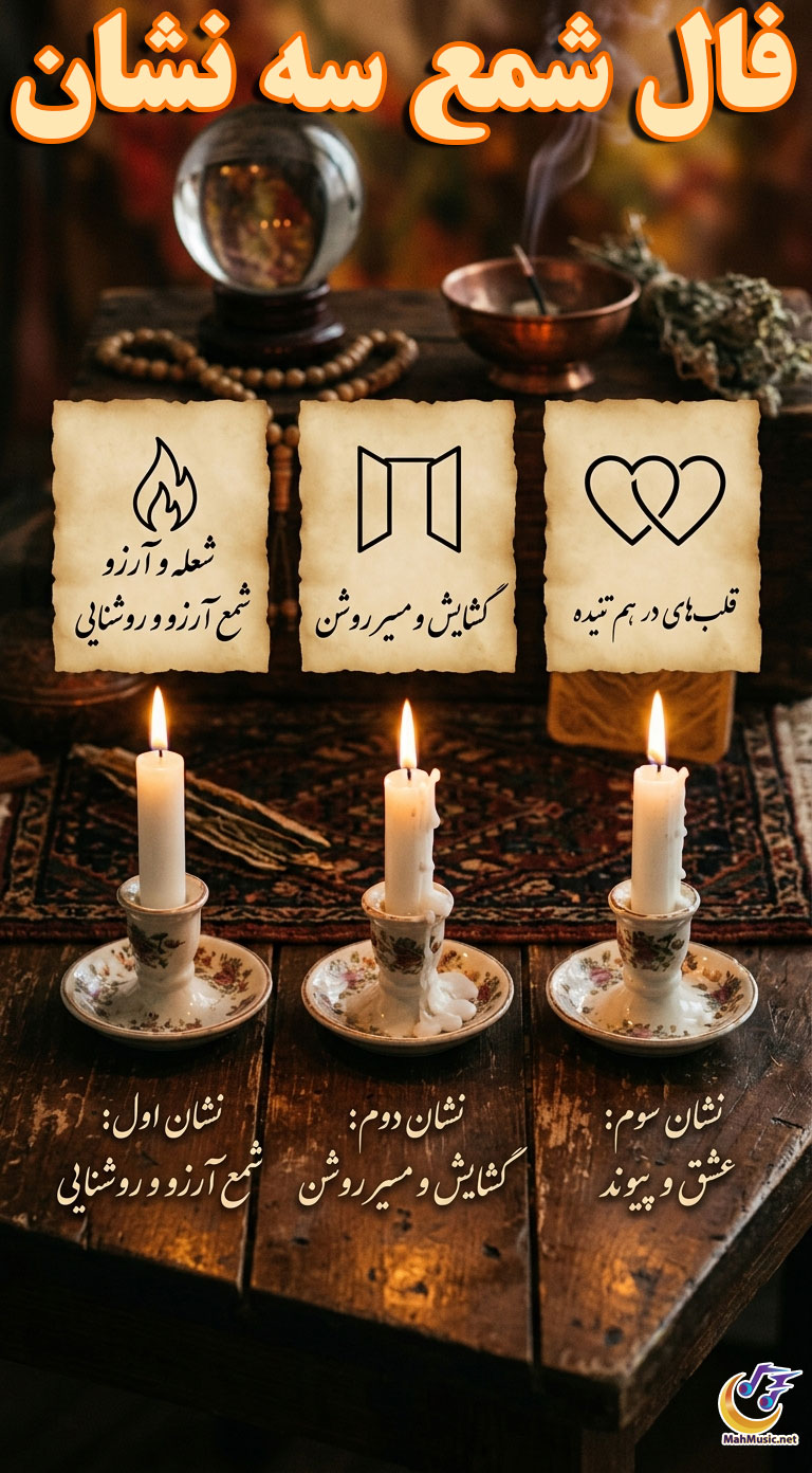 فال شمع سه نشان