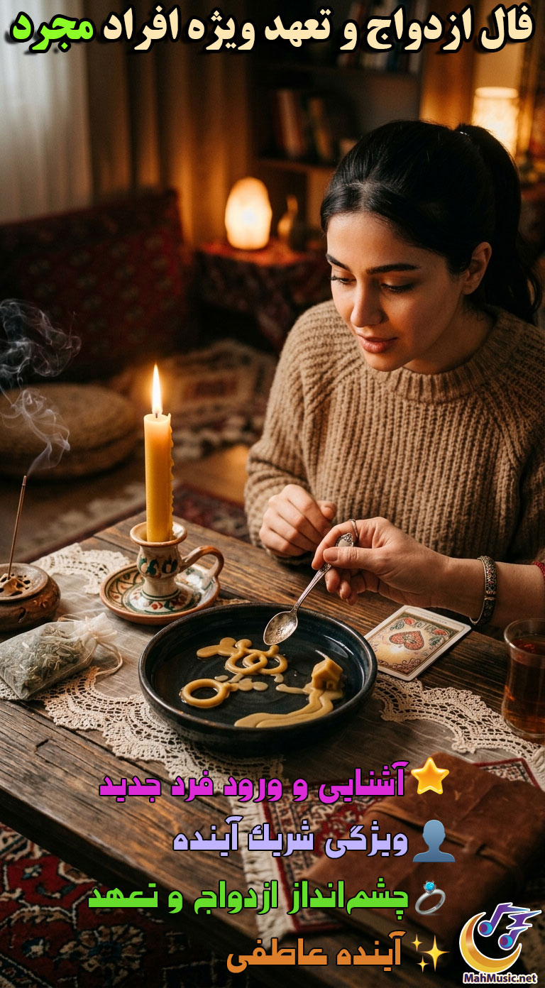 فال شمع ازدواج و تعهد مجرد