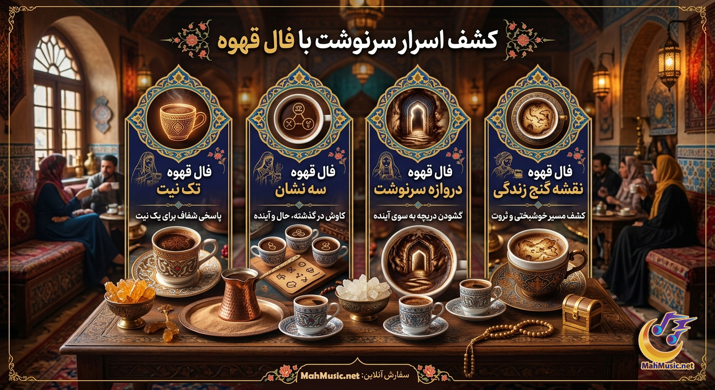 فال قهوه آنلاین ماه موزیک