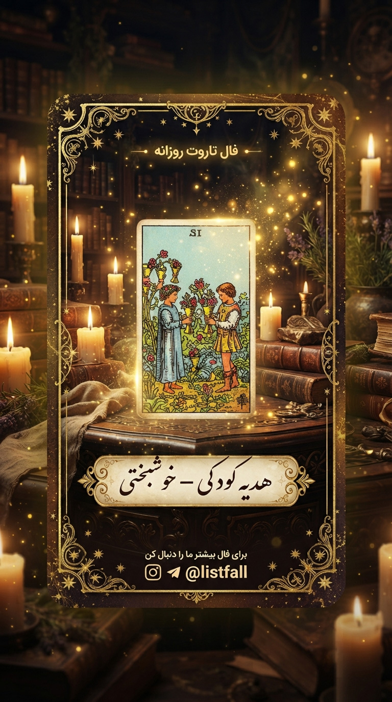 شش جام‌ها - Six of Cups