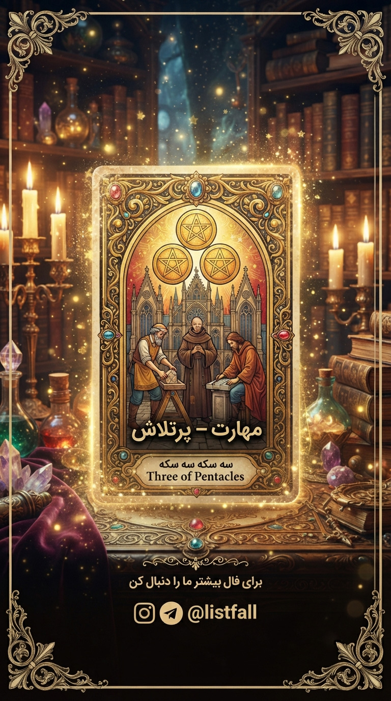 سه سکه‌ها - Three of Pentacles