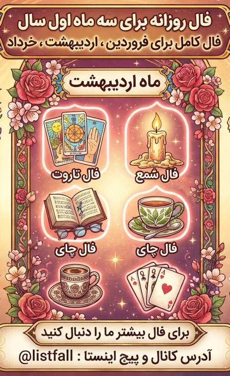 فال روزانه متولدین اردیبهشت امروز